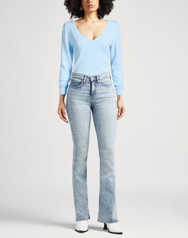 Woman Sweater Sky blue Size S/M Viscose, Polyamide, Polyester
