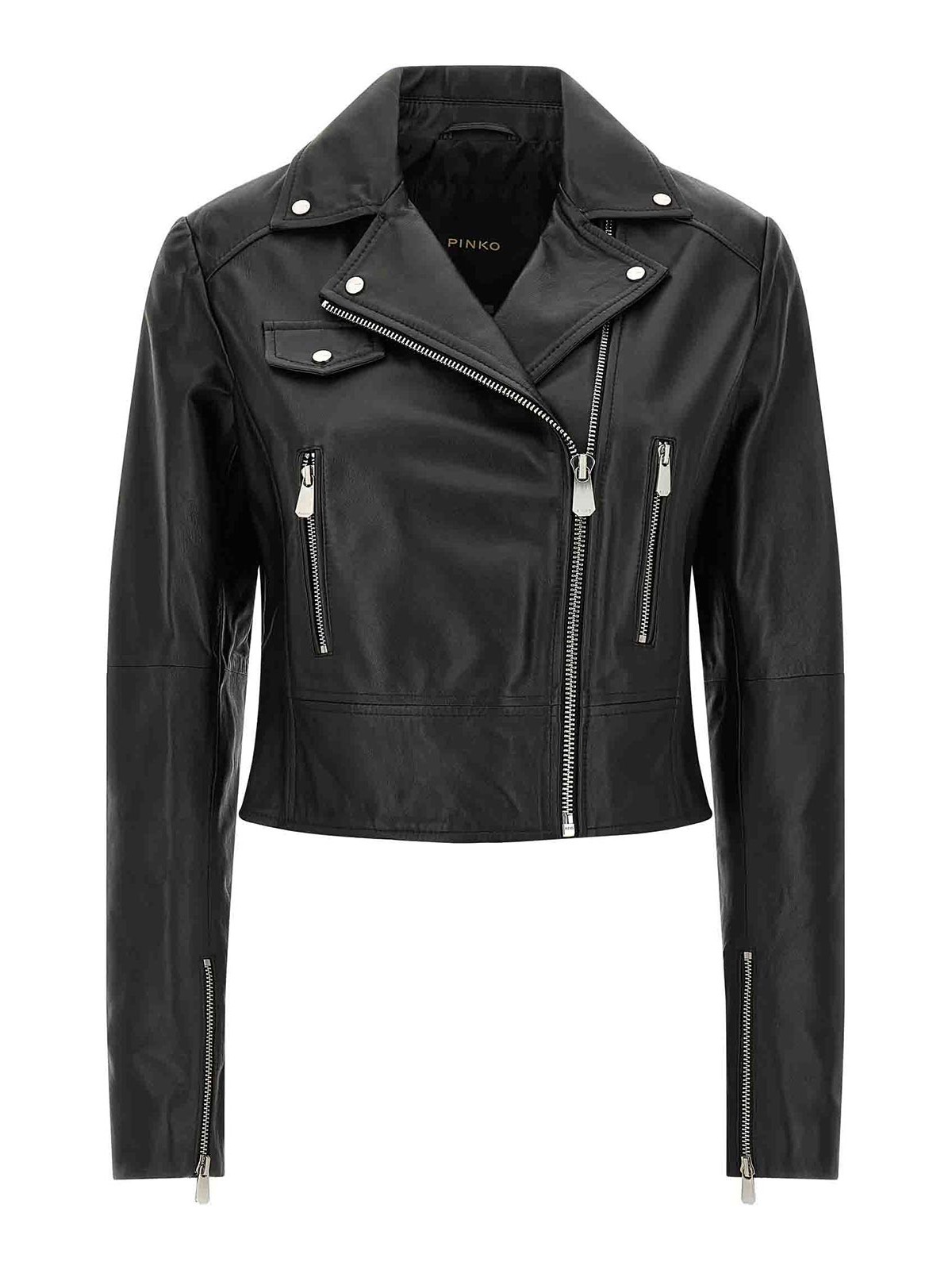 Zip Leather Jacket