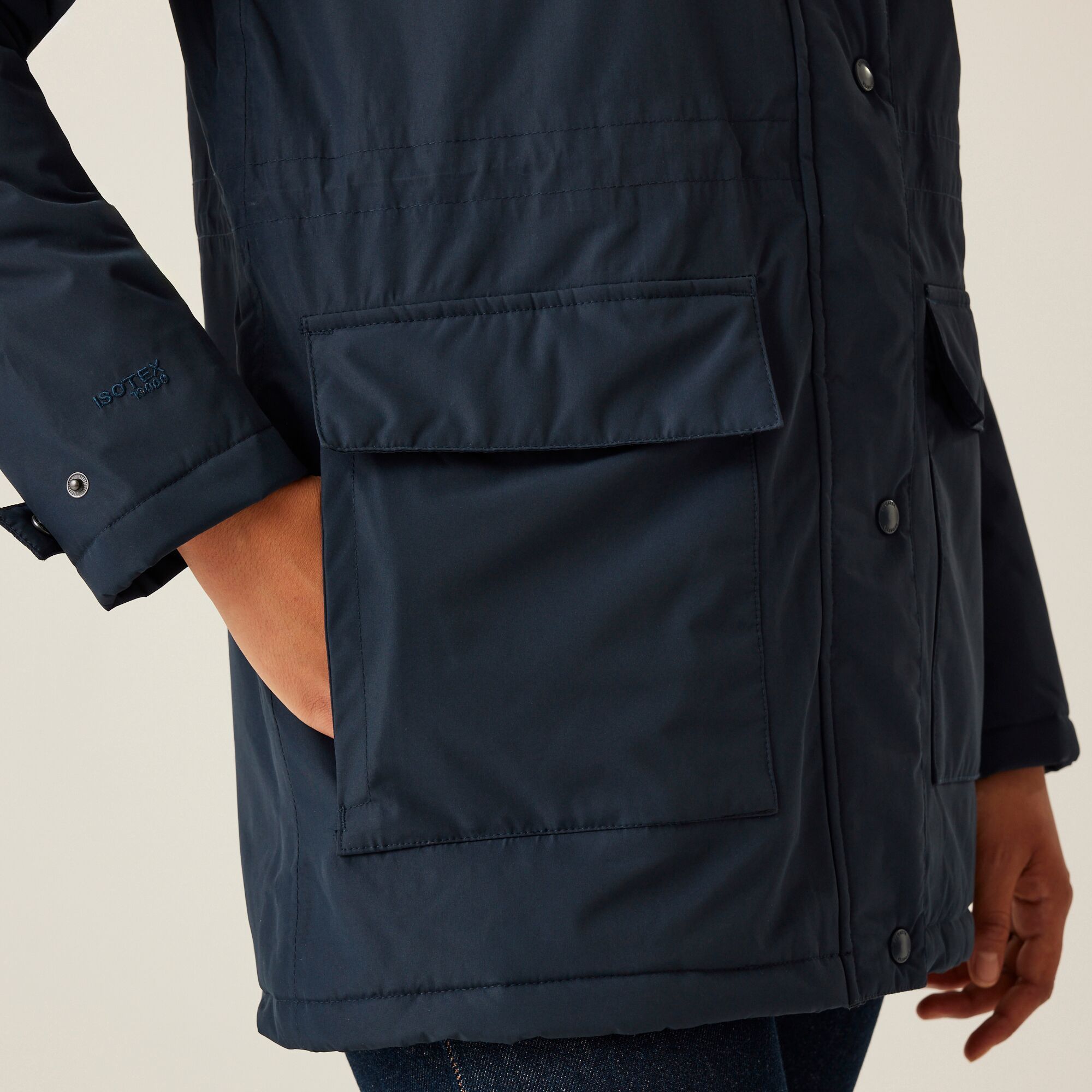 Regatta Mireya Waterproof Insulated Jacket In Navy