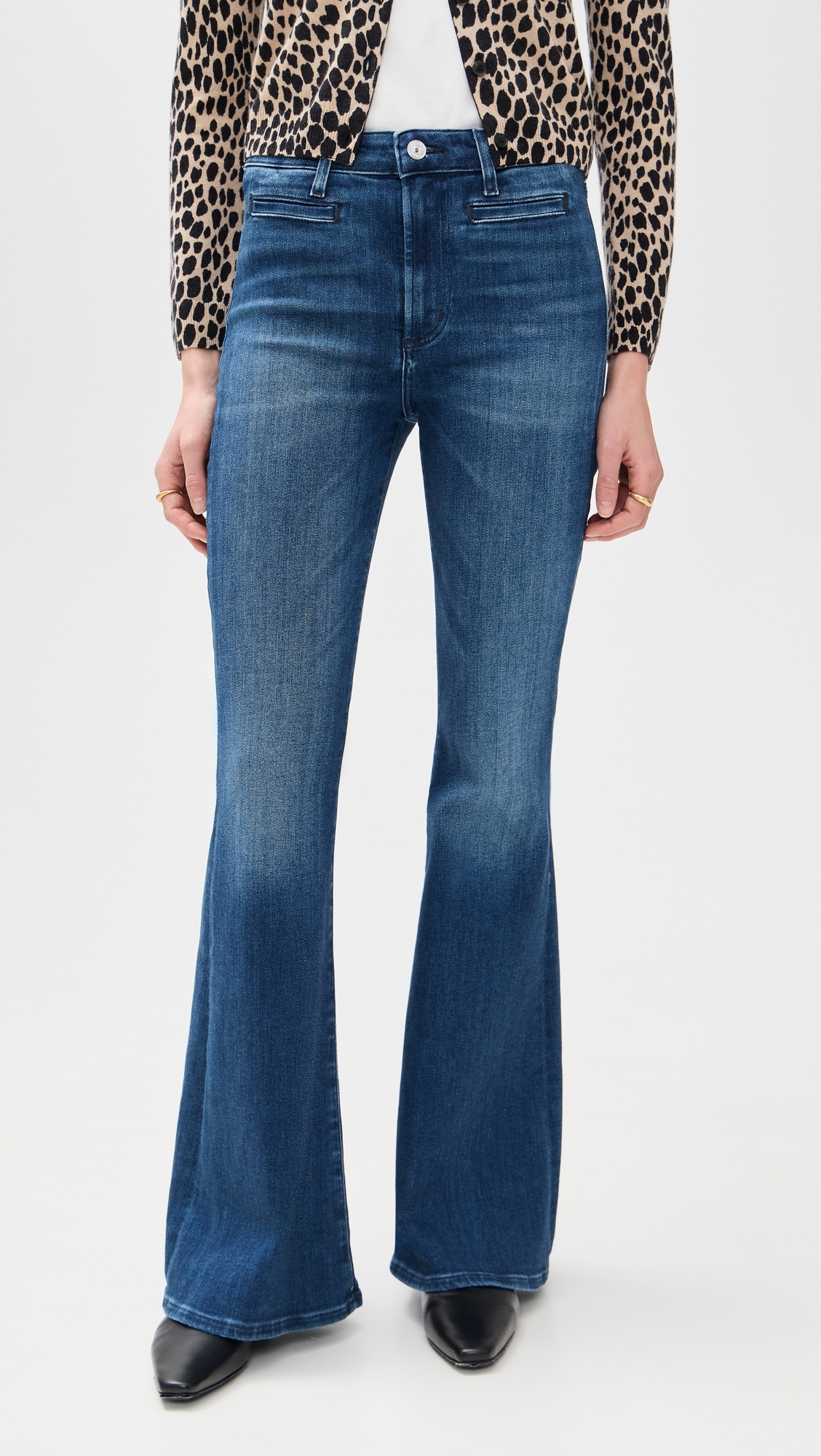Lilah Flare Jeans with Welt Pocket Marvita