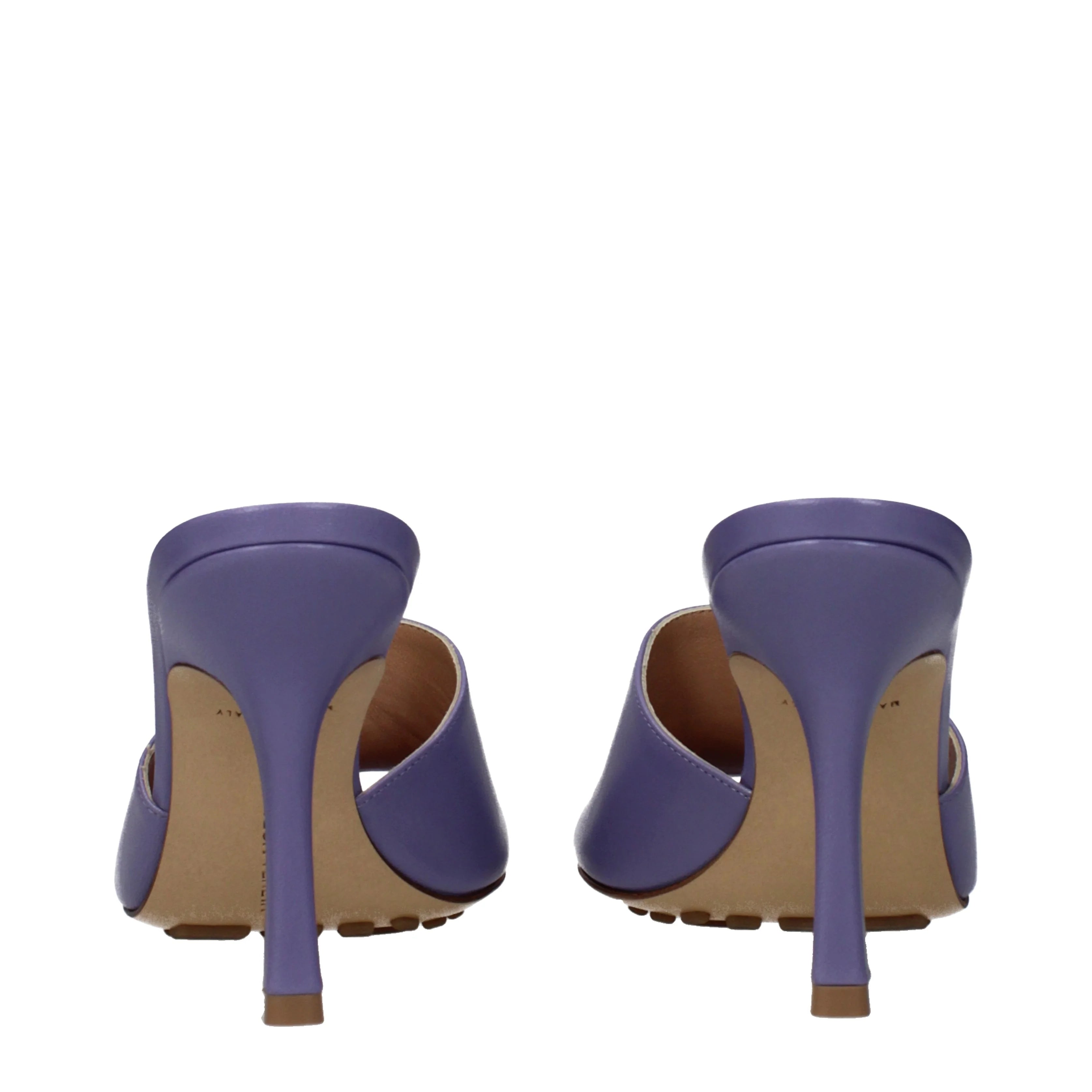 Bottega Veneta Women's Sandals Purple/Lavender Leather