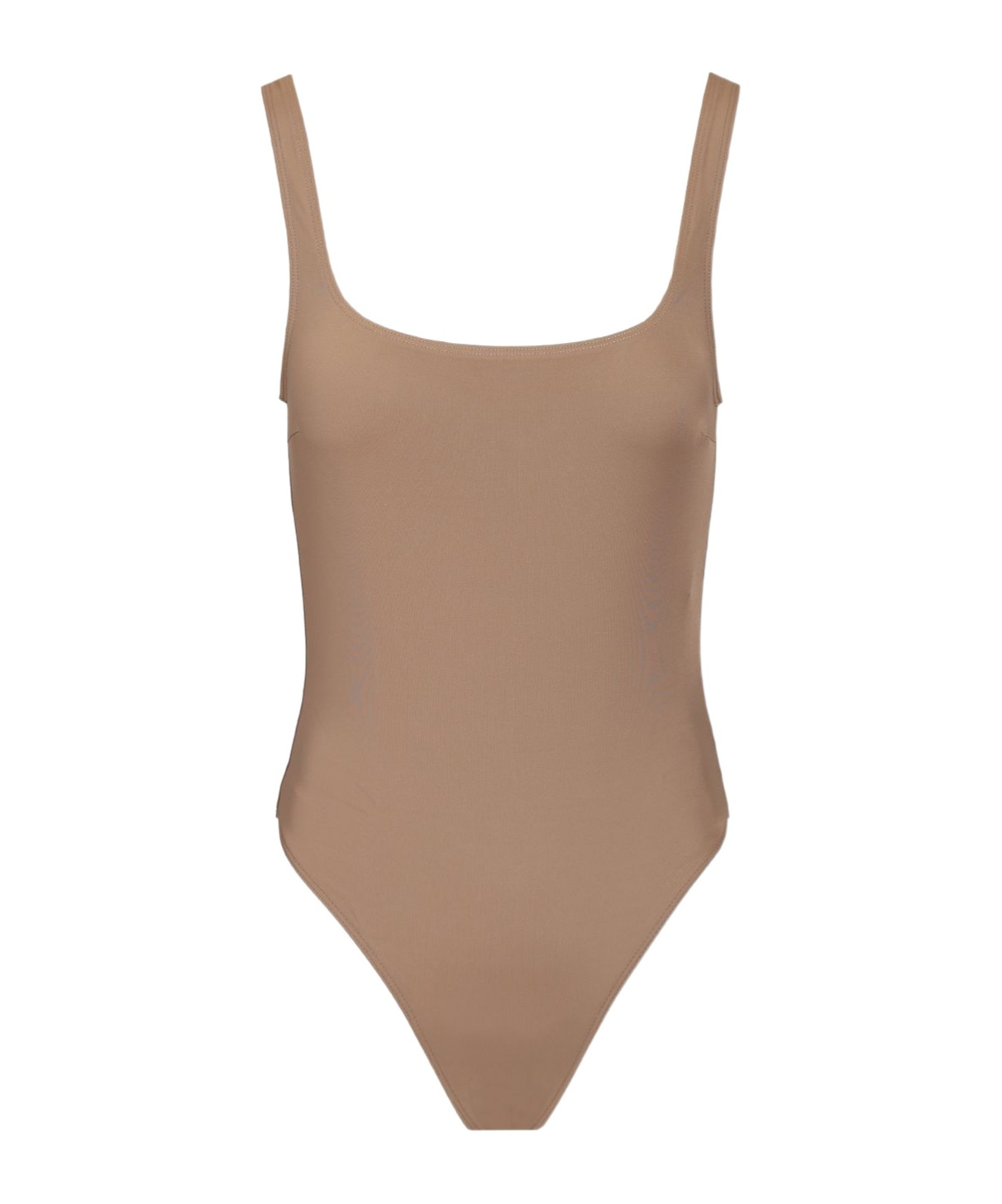 One-piece swimsuit with straps