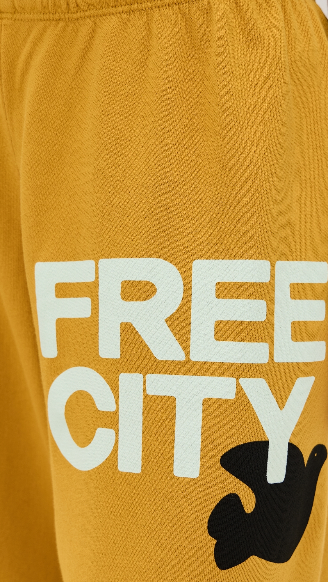 FREECITY Freecity Large Sweatpants Yellow Plant