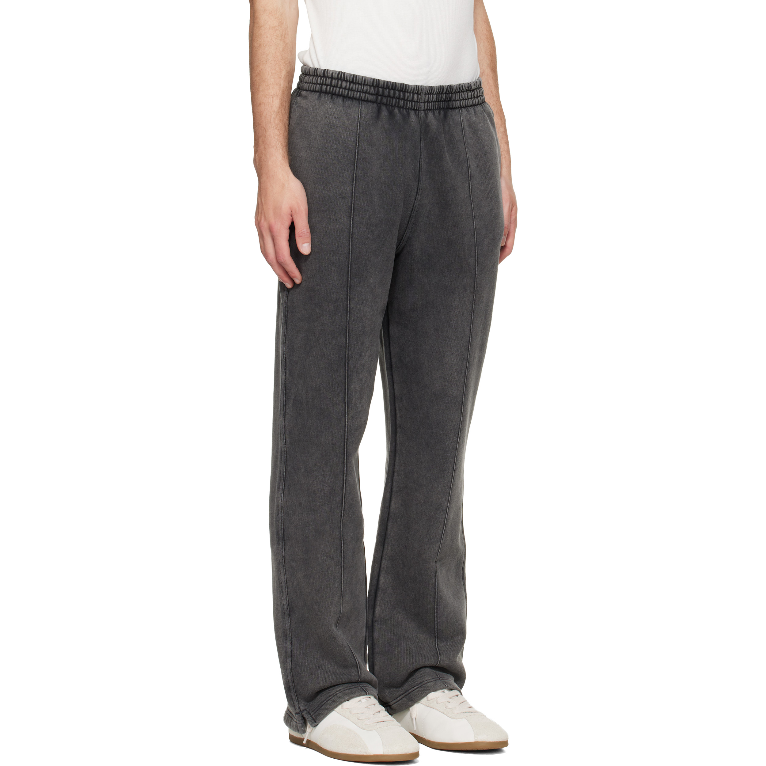 Gray Initial Sweatpants