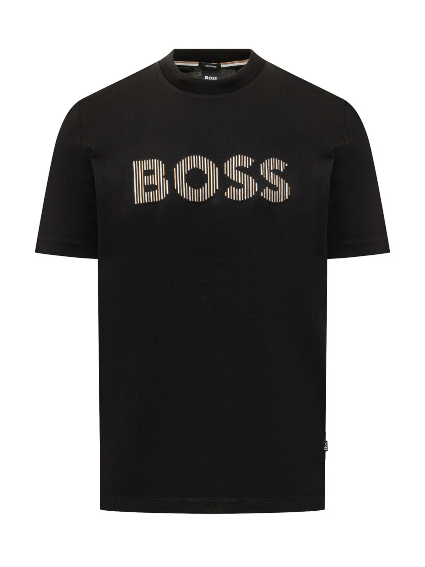 Black Logo Crew Neck T-Shirt
