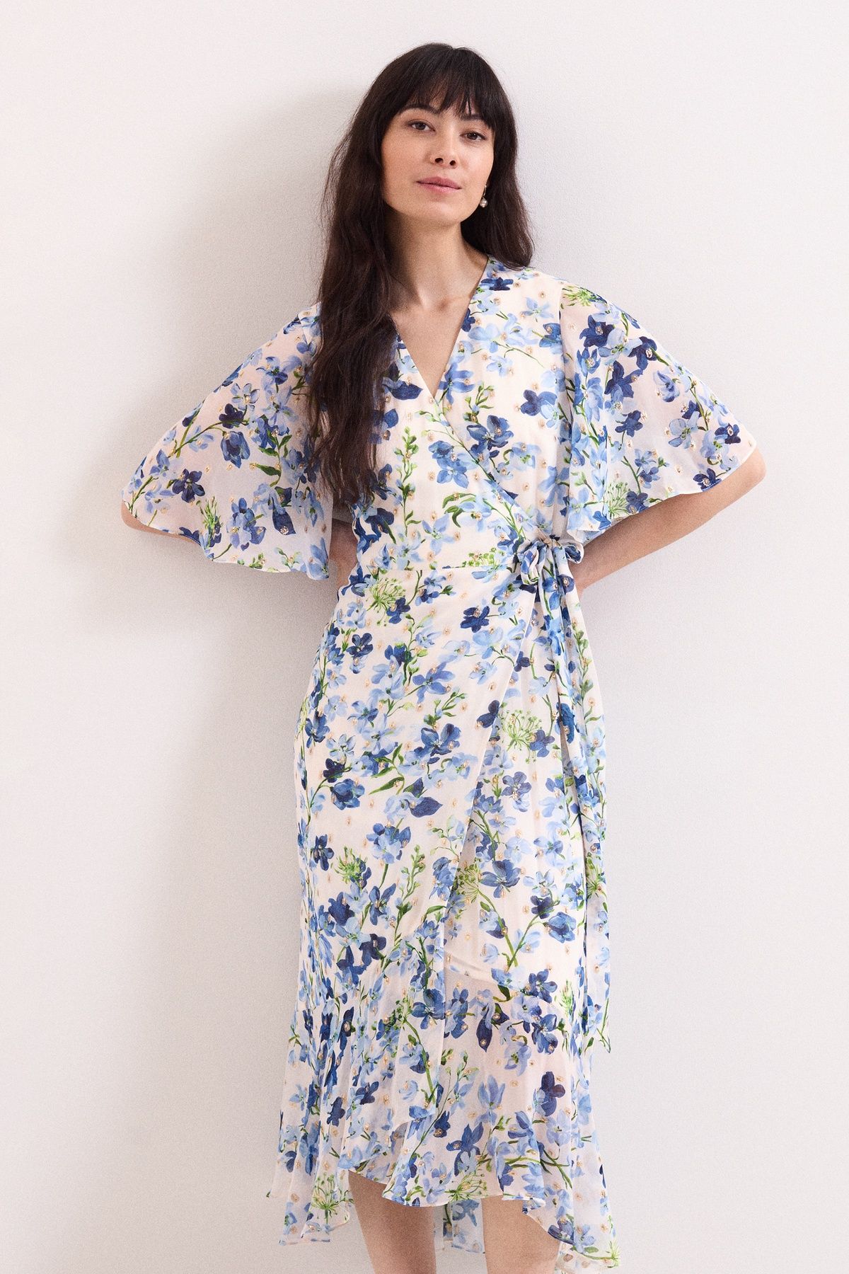 Phase Eight Women's Juliette Floral Midi Dress in Ivory