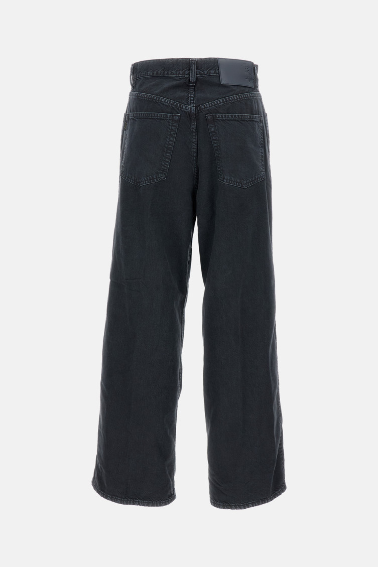 Black Wide-leg Jeans