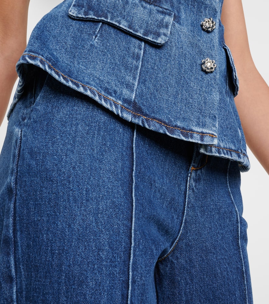 Self-Portrait Denim jumpsuit