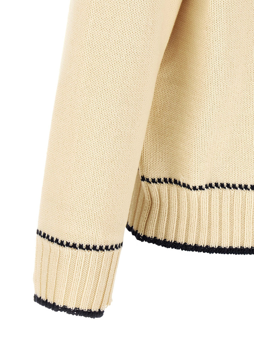Golden Goose - rindley knit polo long sleeve sweater