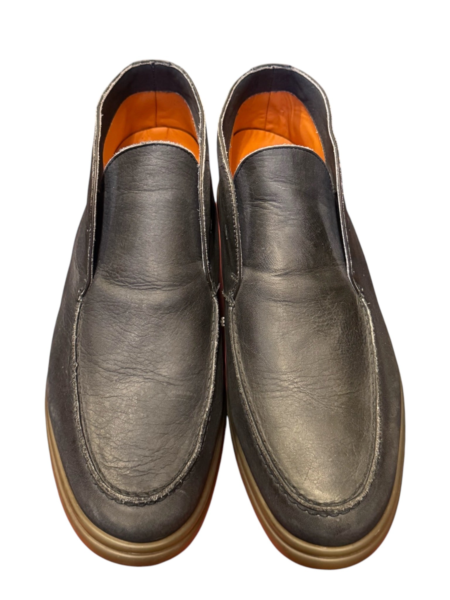 Shiny Leather Loafers