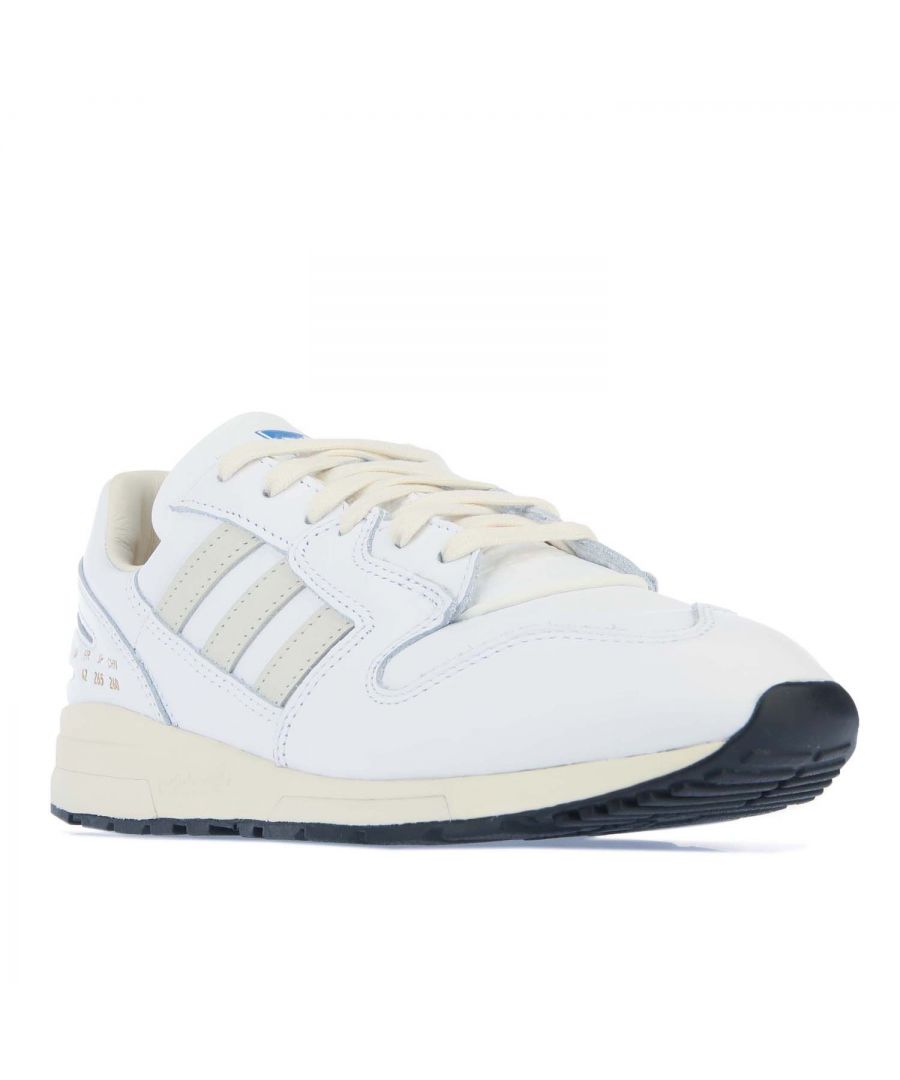 ADIDAS Originals Mens ZX 420 Trainers in White Leather