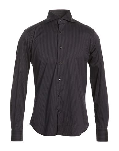 Man Shirt Black Size 15 ¾ Cotton, Polyamide, Elastane