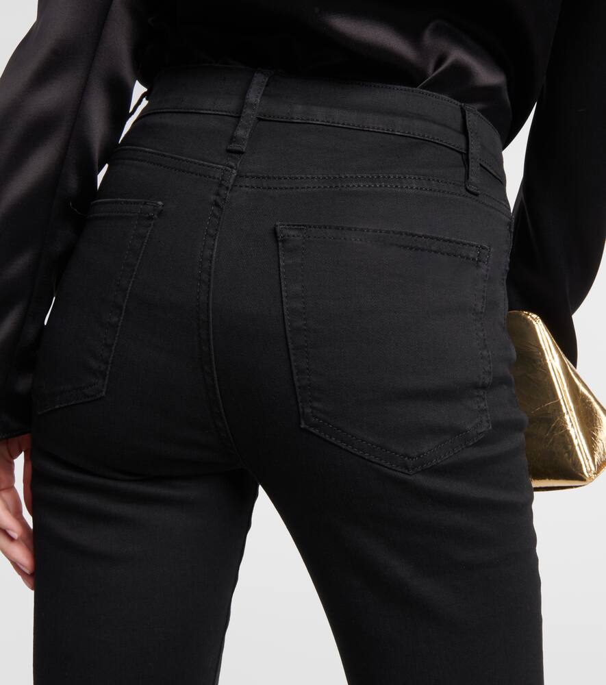 Frame Le High Straight cropped straight jeans