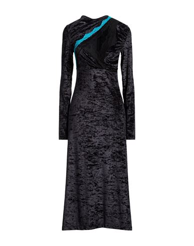 Woman Midi dress Black Size 8 Polyester, Elastane