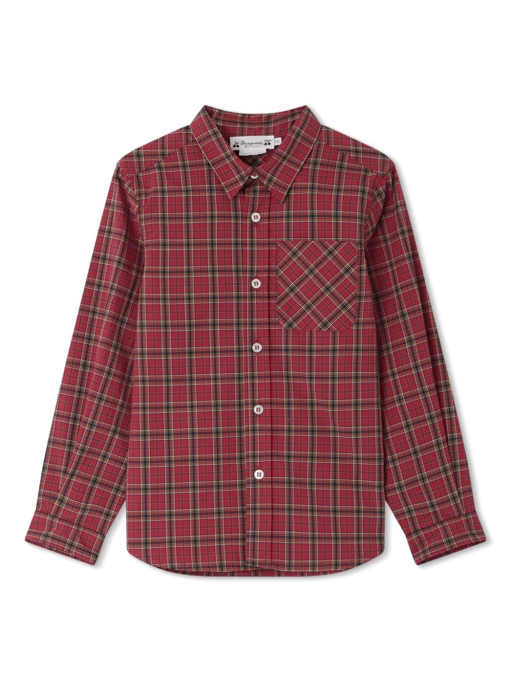 Tango checked cotton shirt - Red