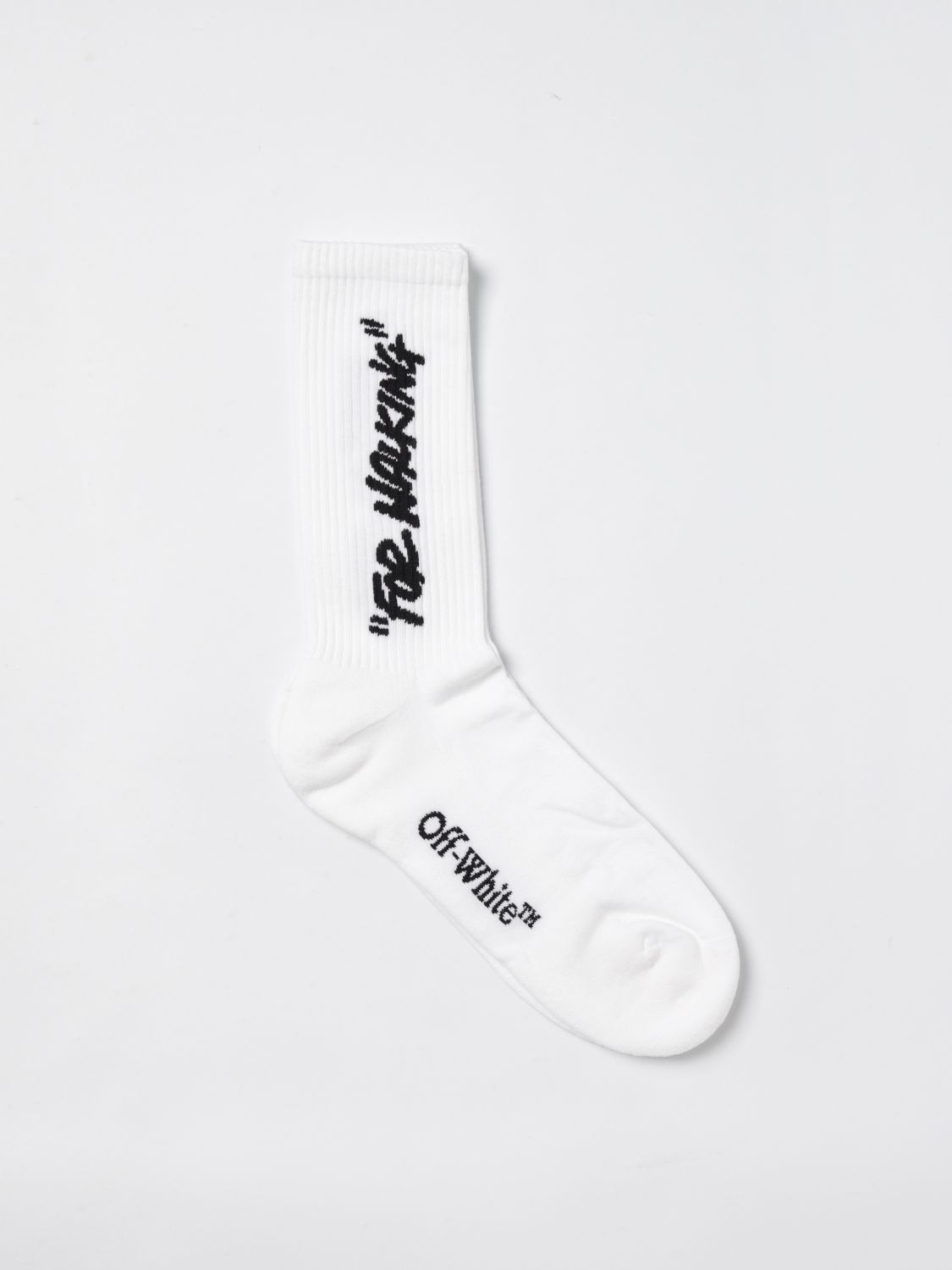 "For Walking" ribbed crew socks