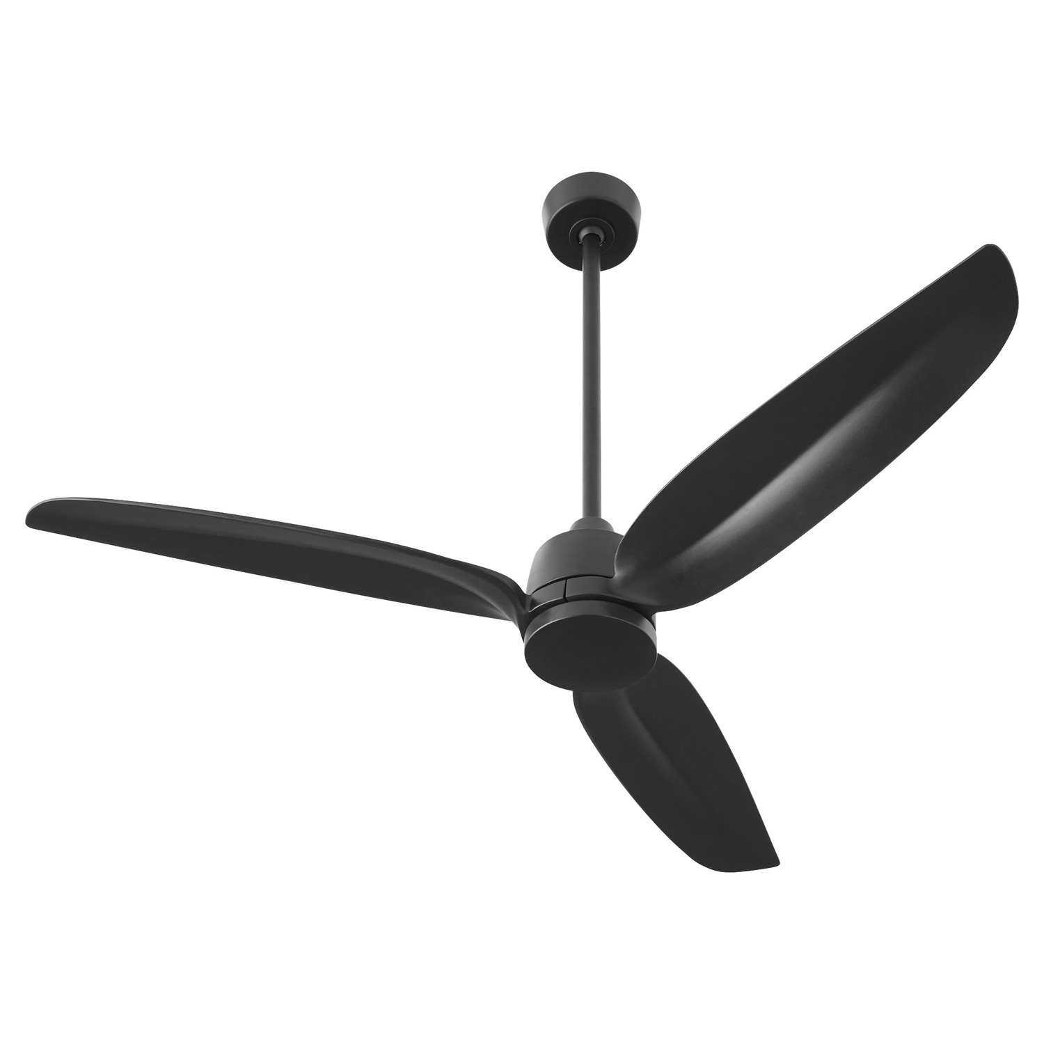 Matte Black 58" Patio Fan from the Exodus Collection