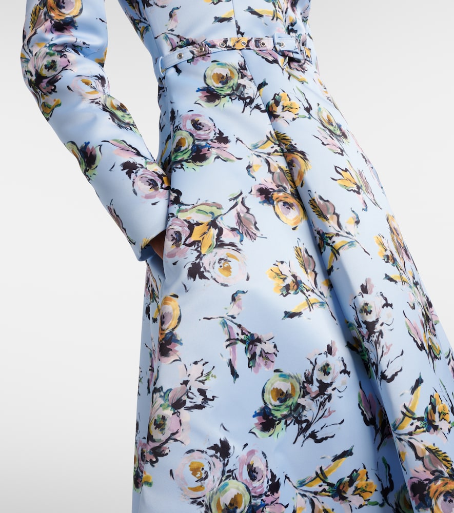 Capucine floral midi dress