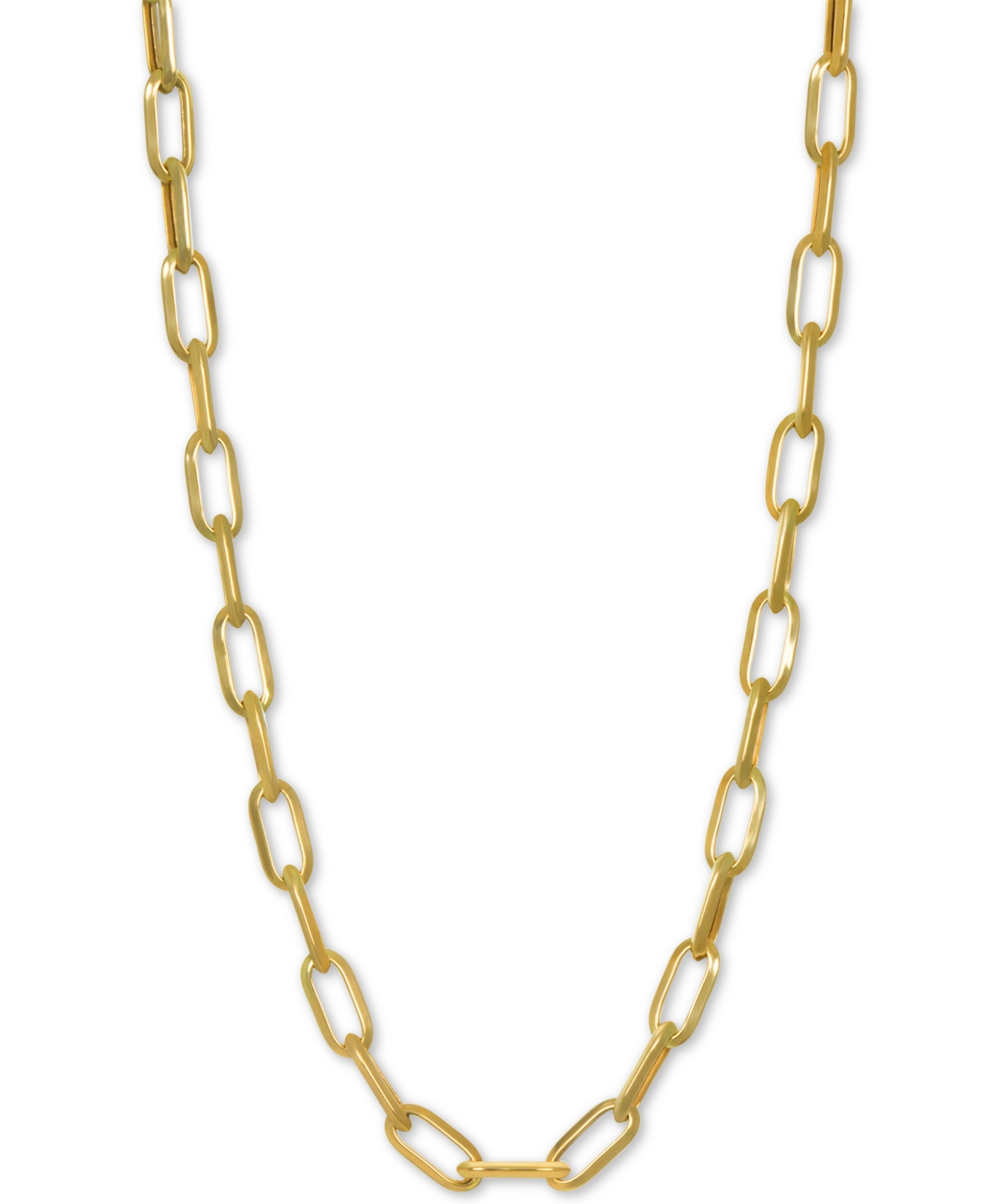 "Paperclip Link 24"" Chain Necklace in 14k Gold - Gold"