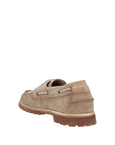 Man Loafers Khaki Size 7 Leather