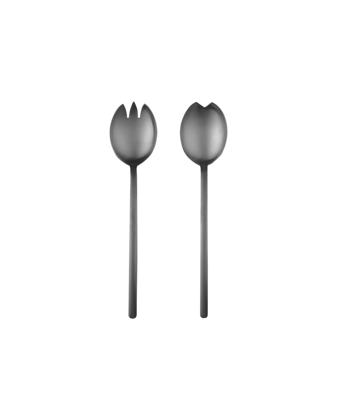 Due Ice Oro Nero Salad Server Set, 2 Piece - Stainless Steel