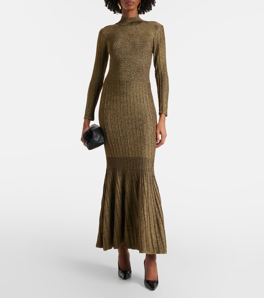 Raquel lamé maxi dress