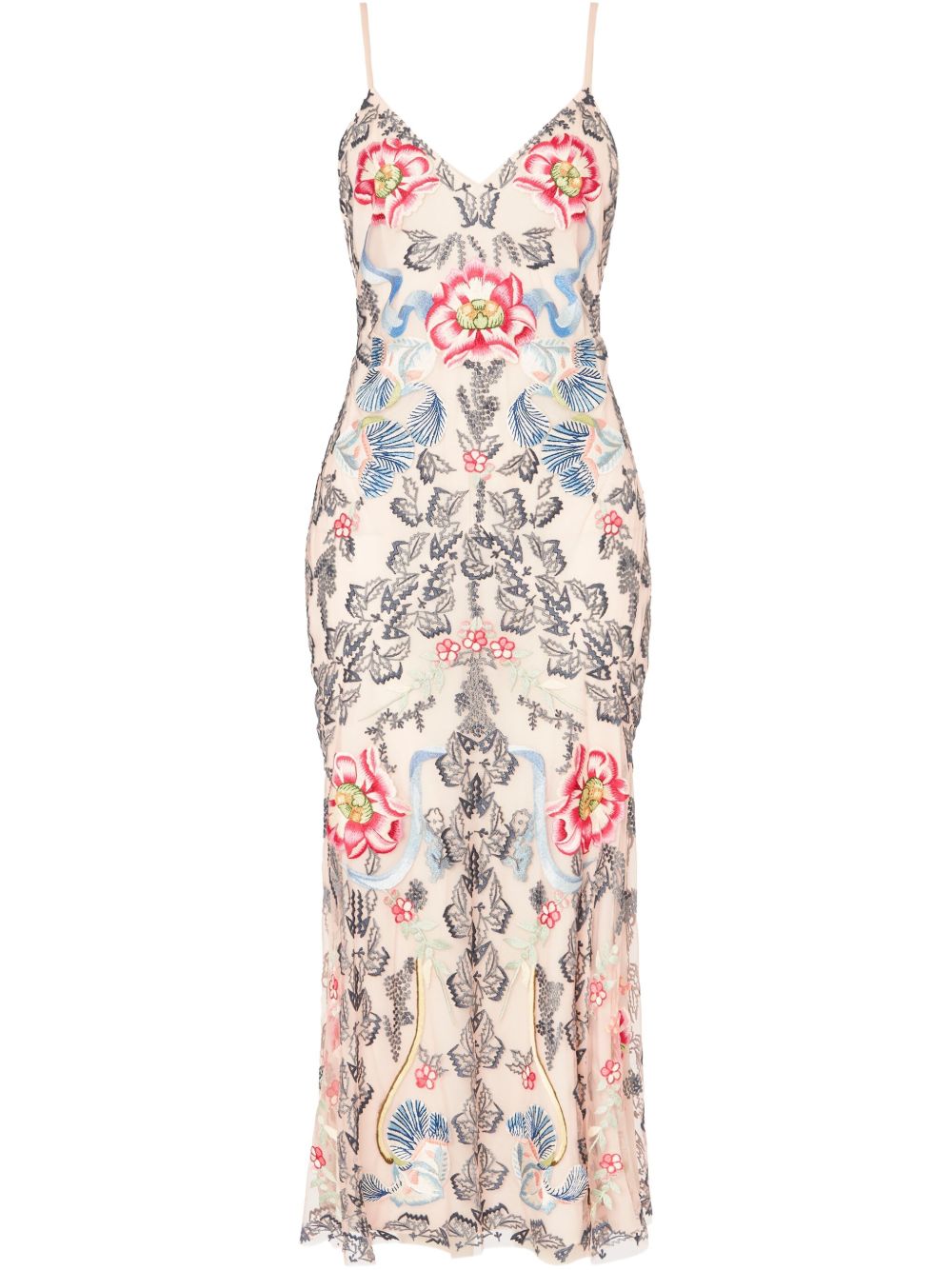 Bilbao Strappy midi dress - Pink