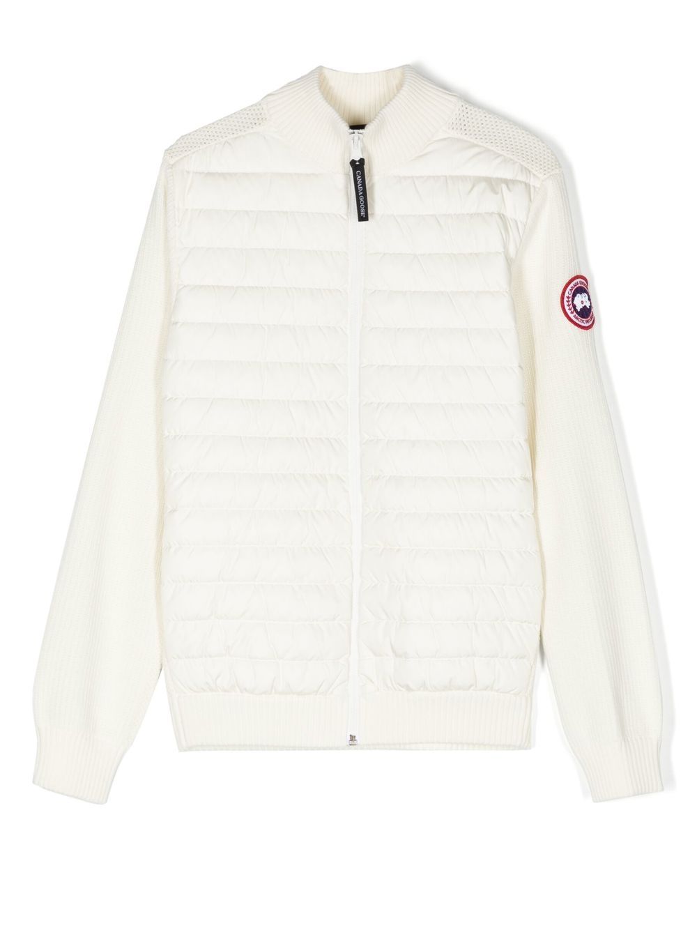 Down-feather bomber jacket - Neutrals