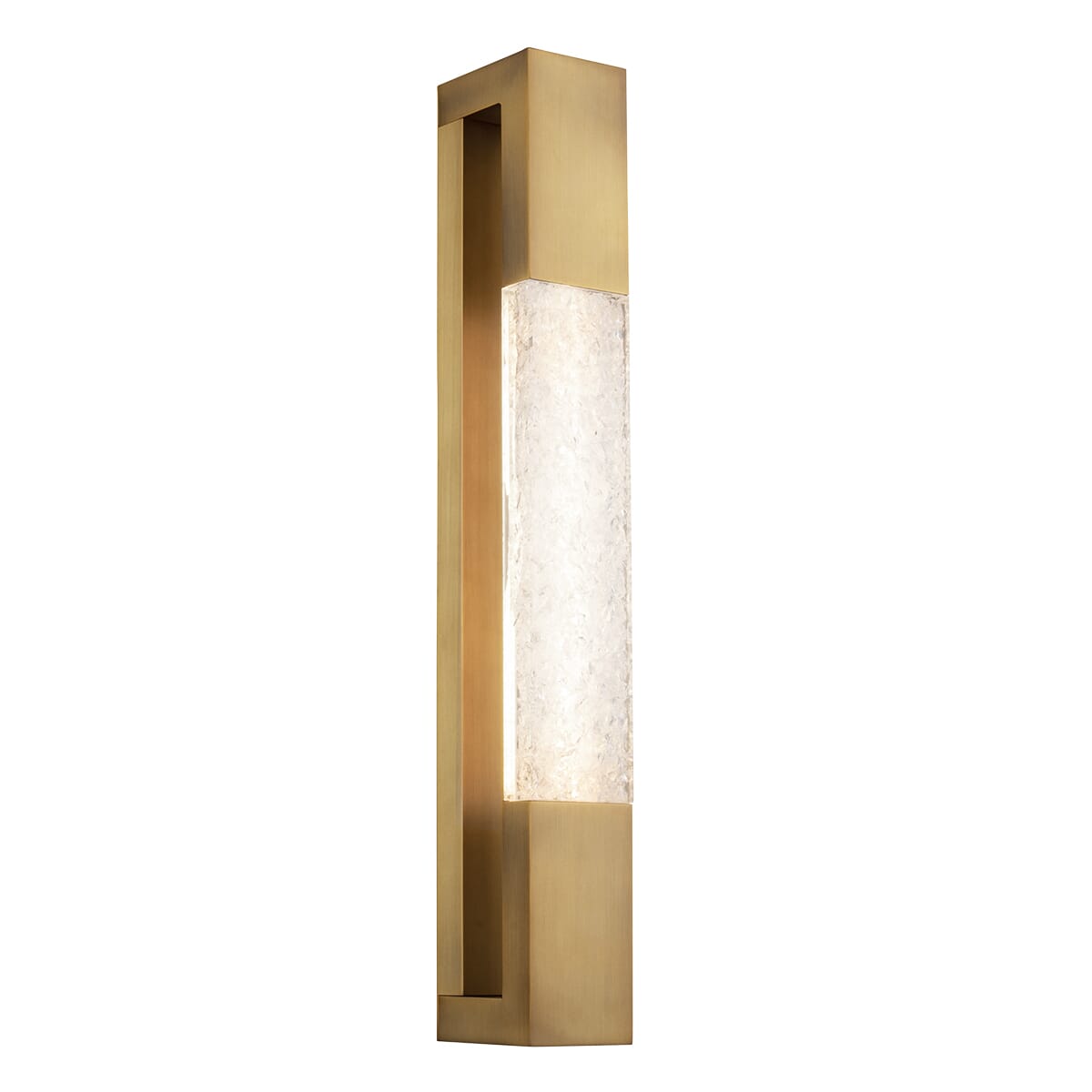 Modern Forms Ember Bathroom Vanity Light in Aged Brass - WS-65023-AB