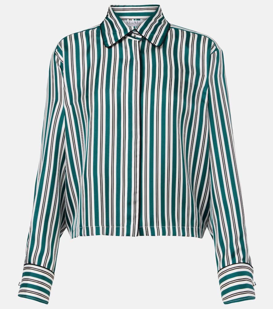 Brama striped silk shirt