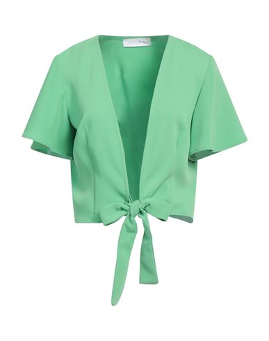 Woman Top Green Size 10 Polyester