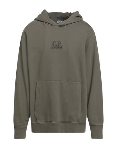 C. p. Company Man Sweatshirt Military green Size XL Cotton