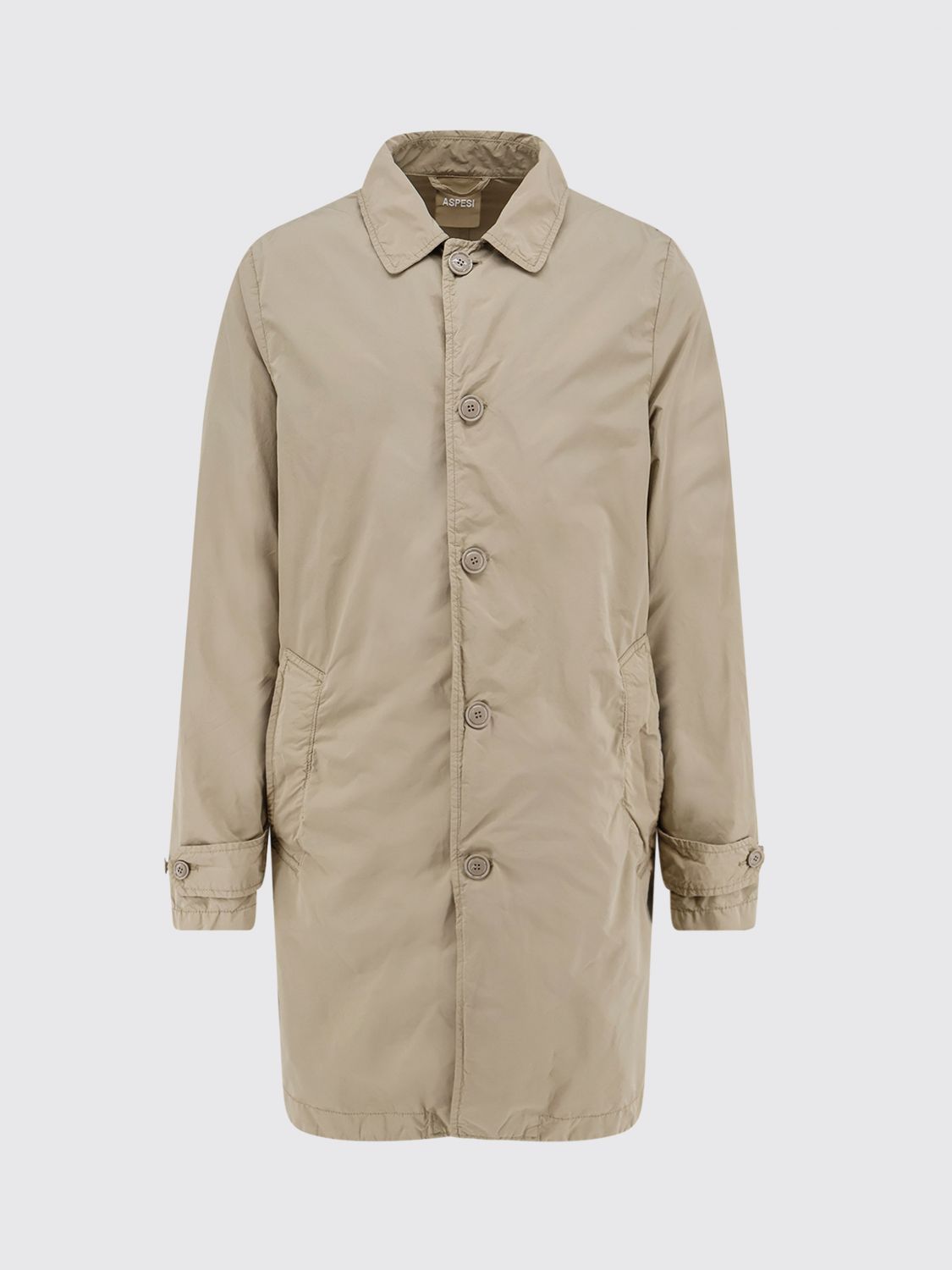 Coat Men color Beige