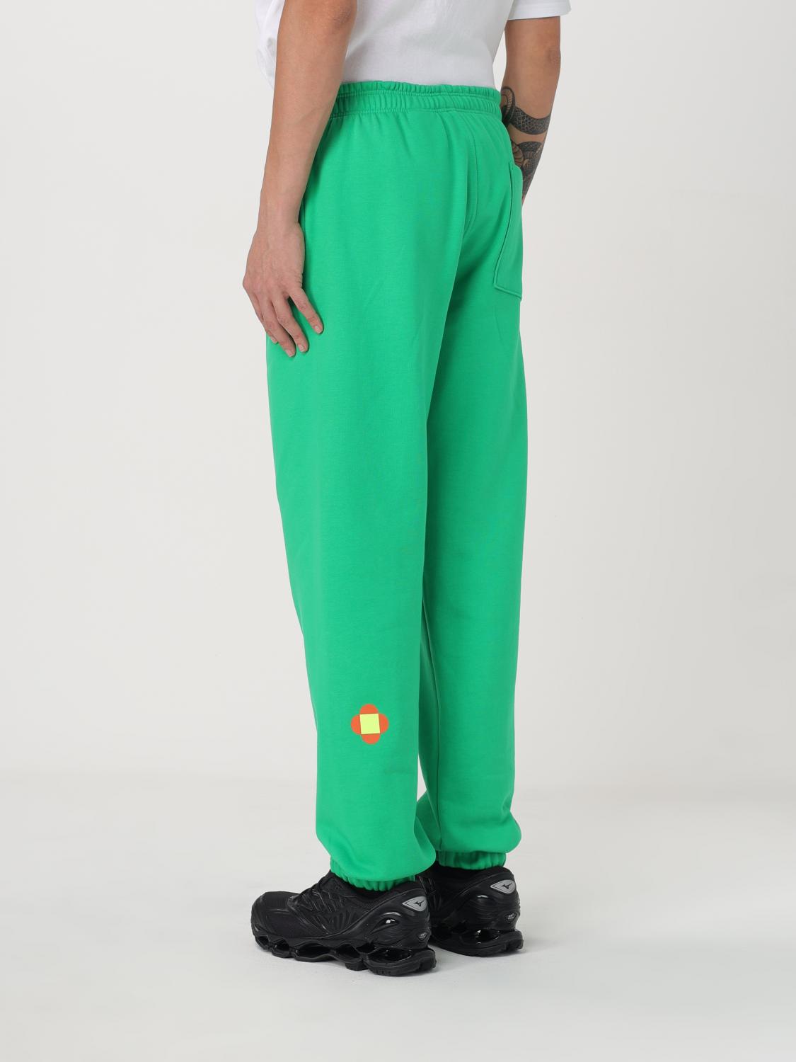 Pants Men color Green