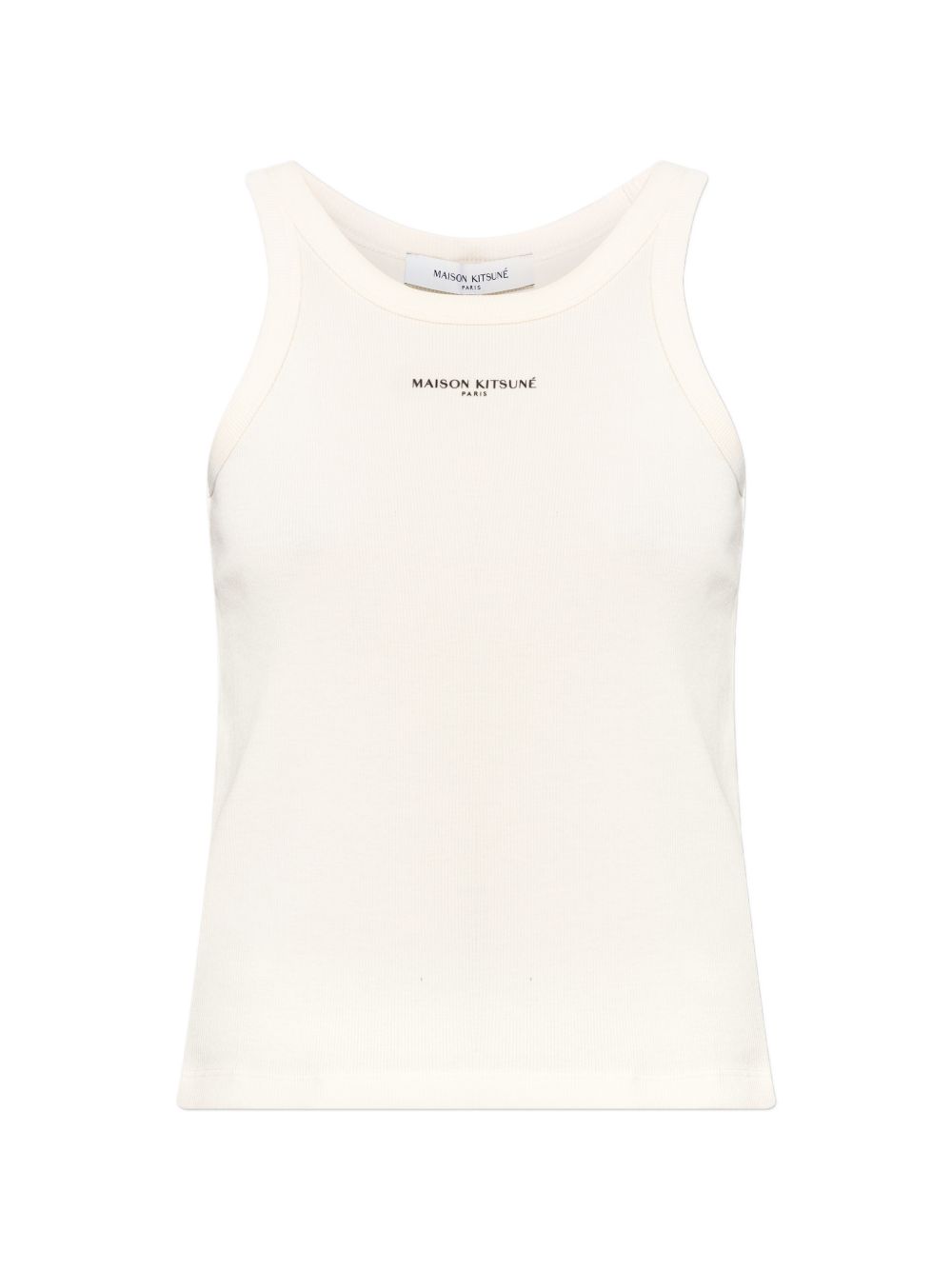 Maison KitsunÃ© Logo cotton tank top