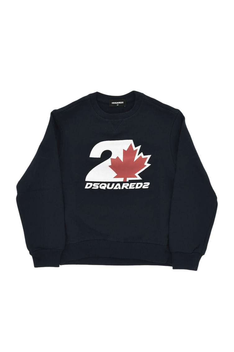 Boys Navy Blue Graphic Sweatshirt