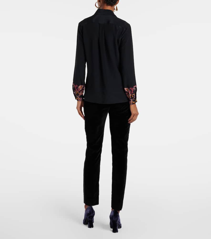 Paisley silk shirt