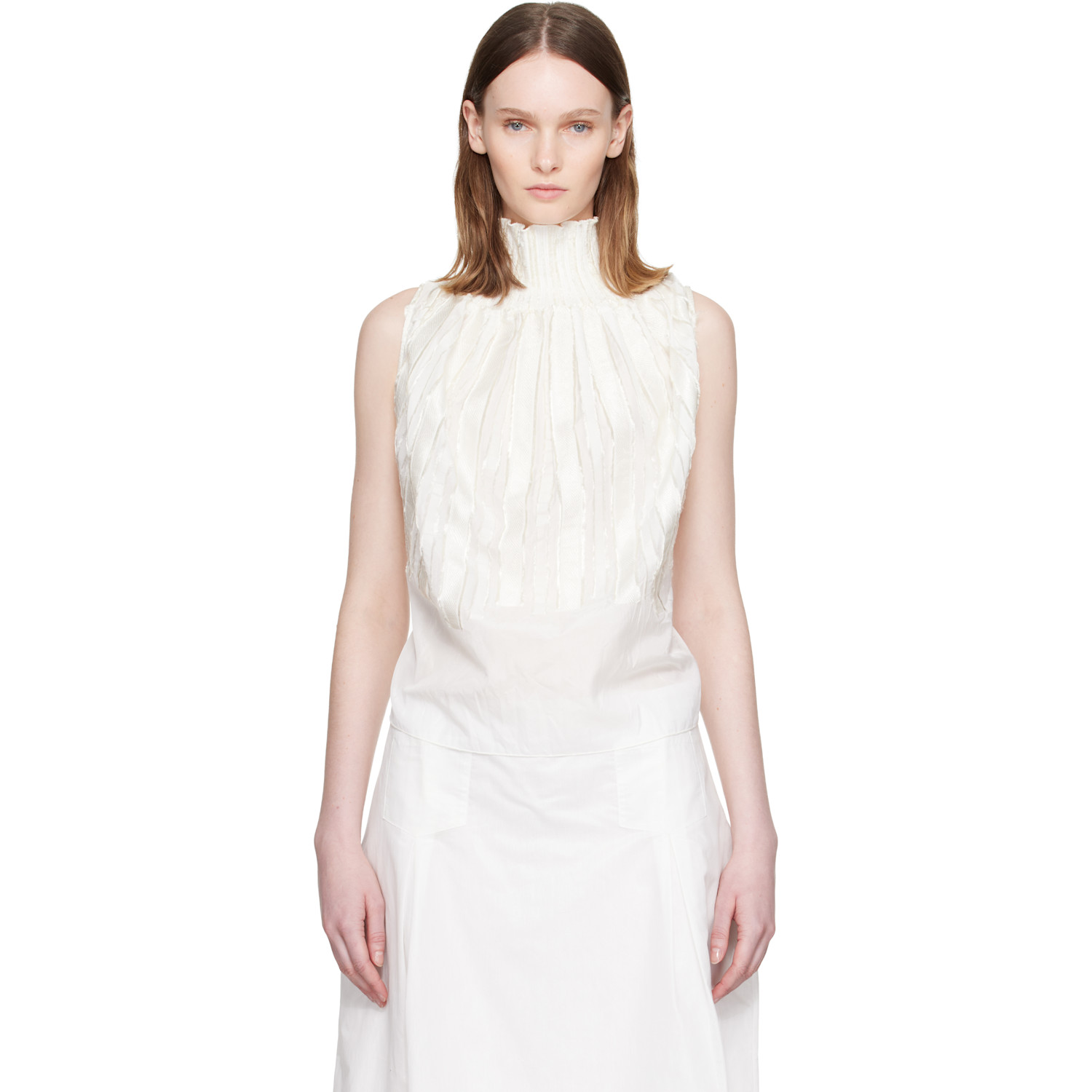 White Lupe Top
