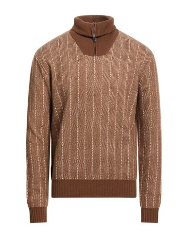 Man Sweater Brown Size L Wool