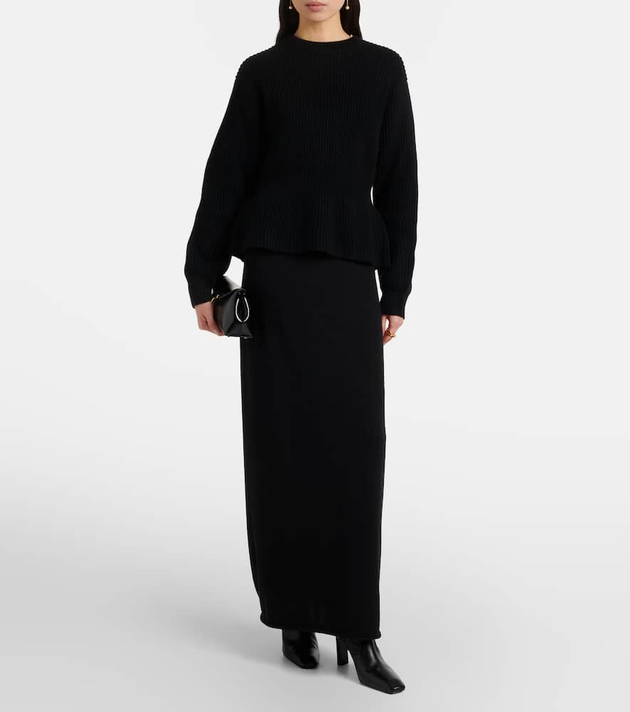 Miriella ribbed-knit cashmere sweater