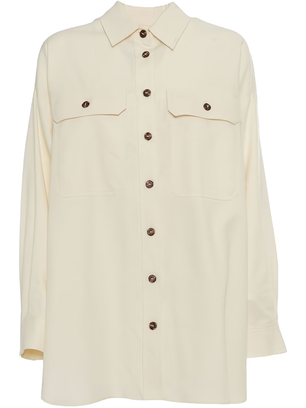 Rolf oversized shirt - Neutrals