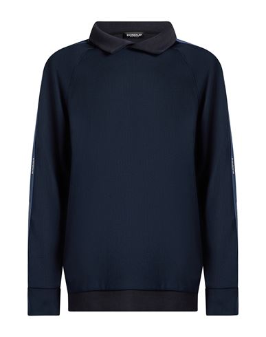 Man Sweatshirt Midnight blue Size L Polyester, Cotton