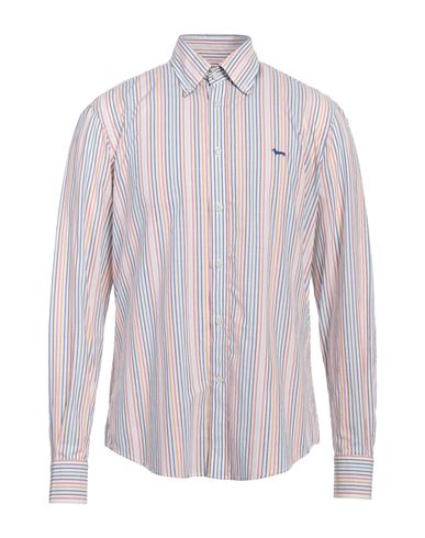Man Shirt Orange Size 3XL Linen