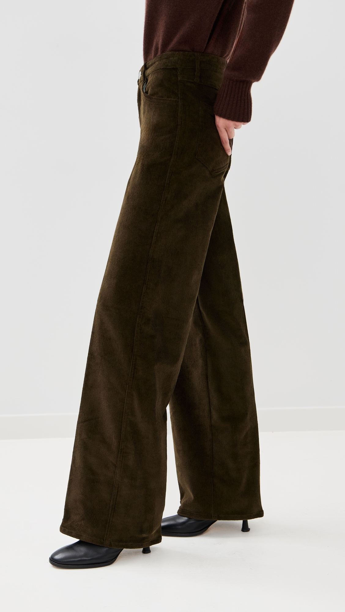 Vintage Wide Leg Corduroy Pants Americano