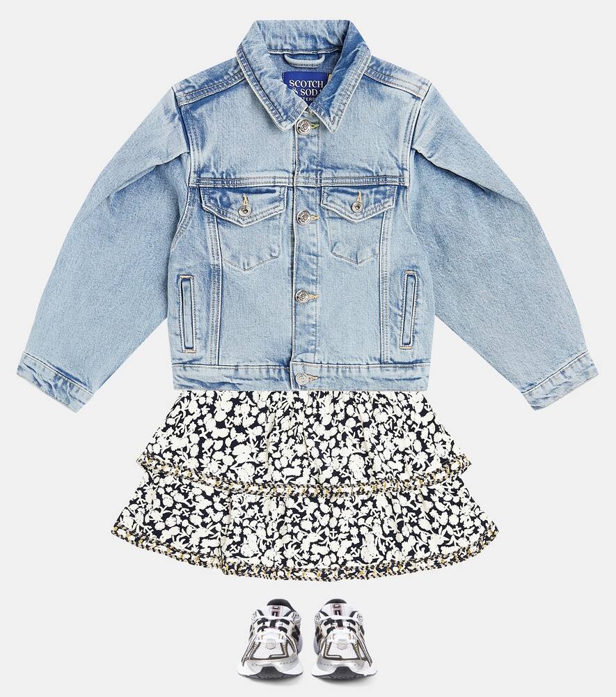 Scotch & Soda Kids Floral bomber jacket