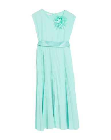 Girl Kid Girl Kids' dress Turquoise Size 15 Polyester, Viscose, Polyurethane
