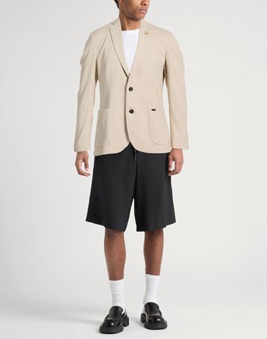 Man Blazer Beige Size 40 Viscose, Polyamide, Elastane