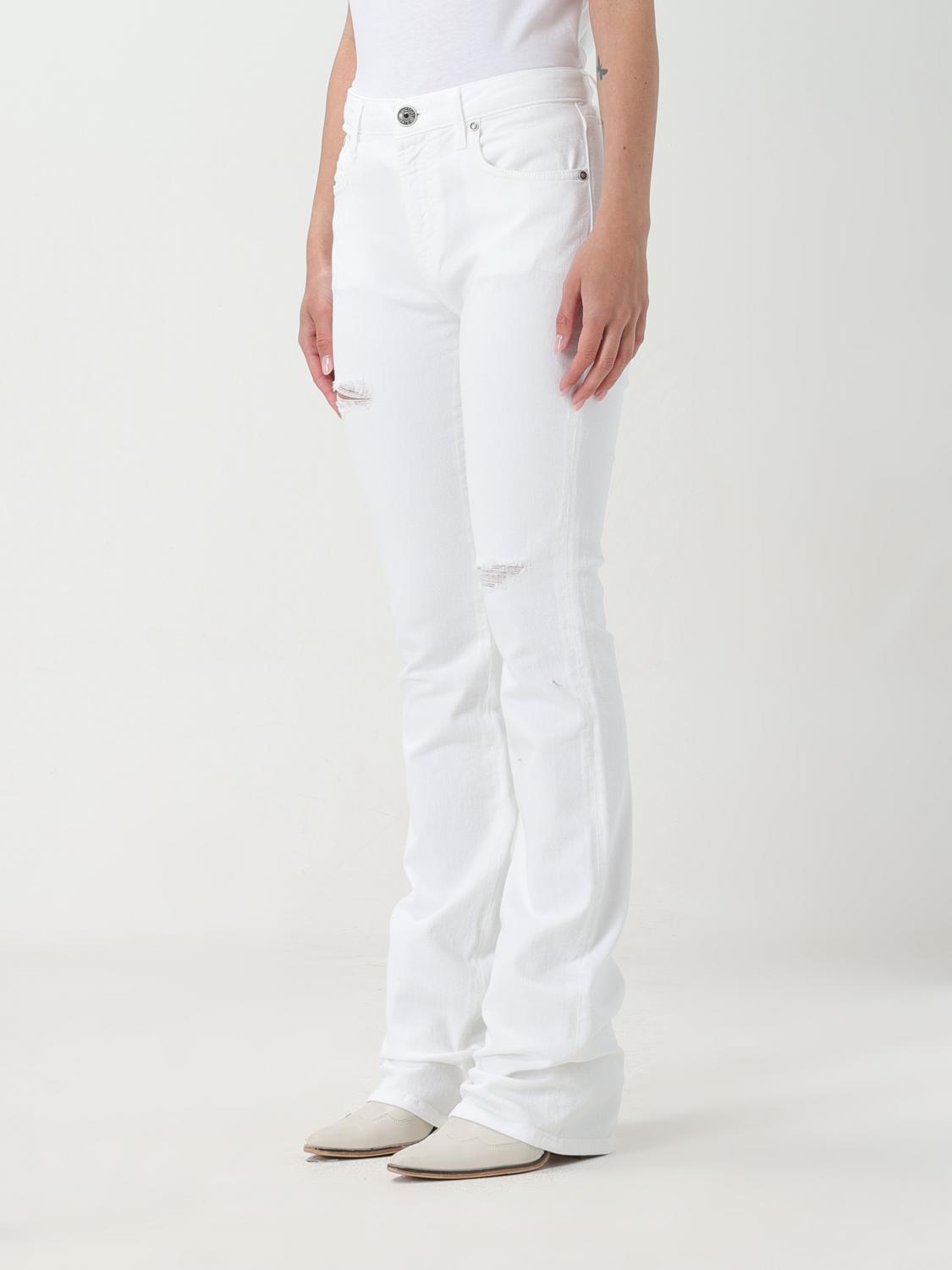 Jeans Woman color White
