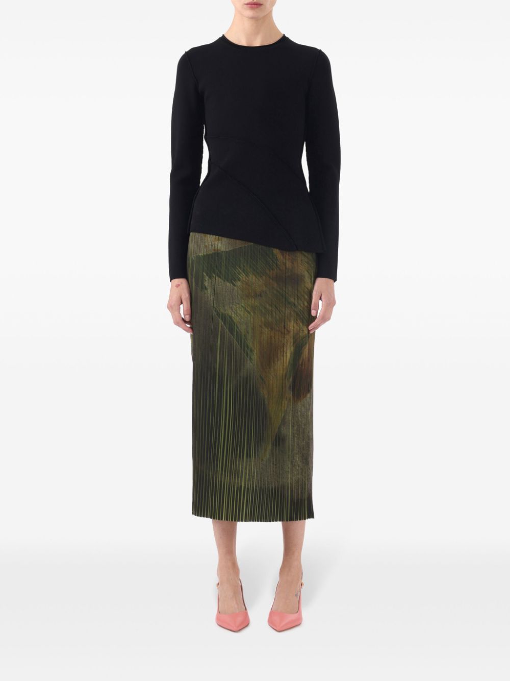 Asymmetric jumper - Black