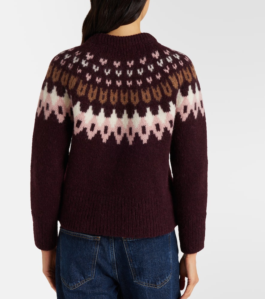 Anne Fair Isle wool-blend sweater